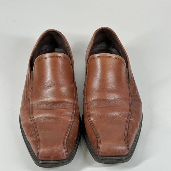 Ecco Johannesburg Venetian Loafer Men’s Size 8 Brown Leather Shoes Slip On main image 9